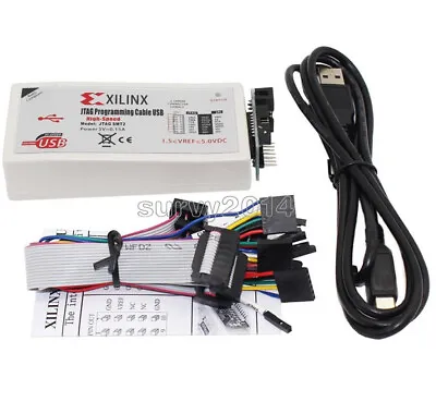 Xilinx Platform USB Download Cable Jtag Programmer FPGA CPLD C-Mod XC2C64A • $24.77