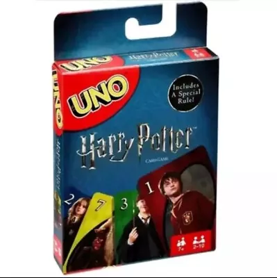 Harry Potter UNO Card Games Mattel Family Game Night *Includes Special Rules! • $8.97