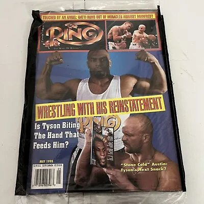 The Ring Magazine May 1998 Mike Tyson Stone Cold Steve Austin • $19.49