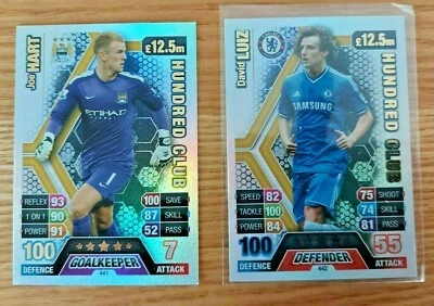 £1.75 • Buy Match Attax 2013/14 Premier League Foiled HUNDRED CLUB Cards