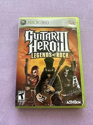 $0.99 • Buy Guitar Hero 3 III: Legends Of Rock (Xbox 360, 2007) Complete