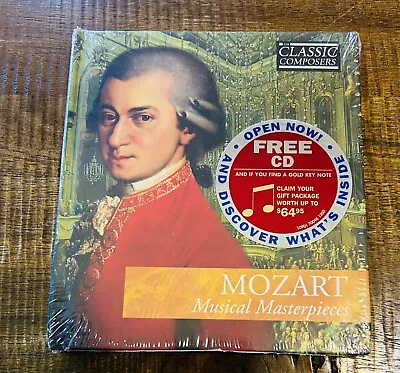 Classic Composers Mozart Musical Masterpieces CD & Book Brand New Sealed • $9.99