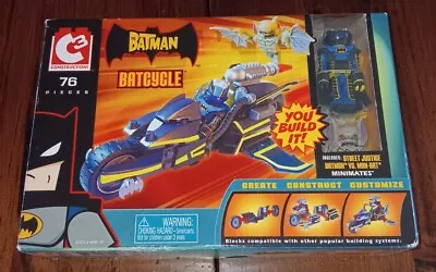 Minimates BATMAN C3 DC  BATCYCLE W/ STREET JUSTICE BATMAN And MAN-BAT  • $39.99