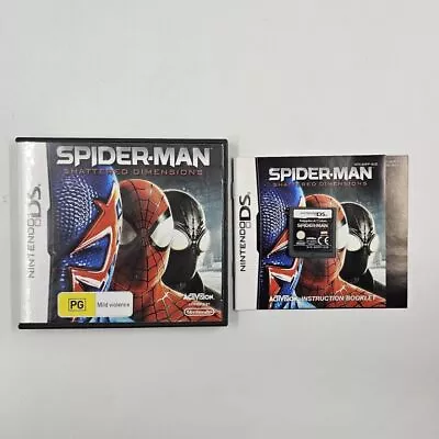 Spider-Man Shattered Dimensions Nintendo DS Game + Manual 25F4 • $44.95