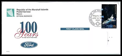 Marshall Islands Ad Cover - Republic Of Marshall Islands Post Office Majuro D3 • $2.99