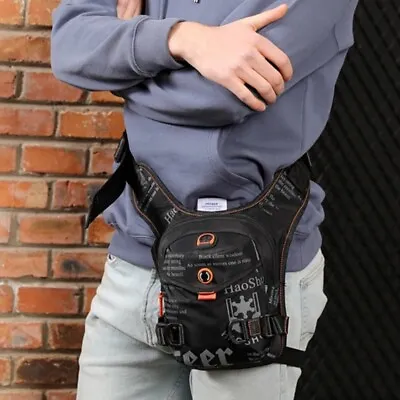 Leg Bag Waist Drop Tactical Thigh Fanny Pack Outdoor Pouch Motorcycle Belt Men • $13.99