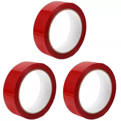 3 Rolls  Tamper Evident Tape Security Packing Tape Security Voidopen Tape • £28.85