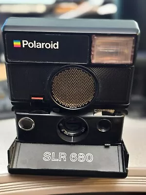 Polaroid SLR 680 Vintage Folding Instant Film Land Camera Tested & WORKING Great • $449.99