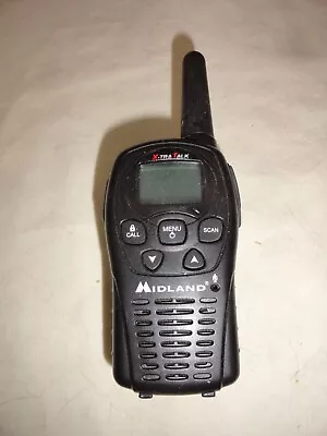 (1) Midland LXT500PA Two Way Radio - Black With Battery • $17.99