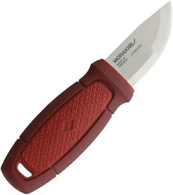 Mora Eldris Red Polymer Stainless Steel Clip Point Fixed Blade Knife  • $32.95