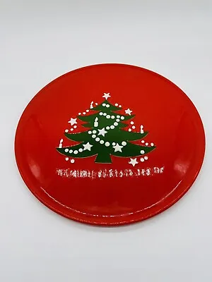 Waechtersbach Red Christmas Tree 12  Cake Plate Platter Tray  • $30