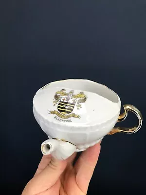 Vintage Antique Blackpool Porcelain Invalid Feeding Drinking Cup • £10