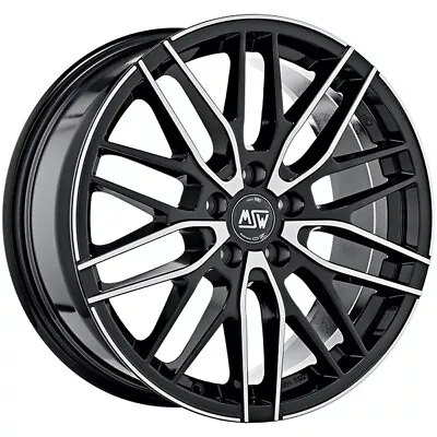 Alloy Wheel Msw Msw 72 8x18 5x112 Gloss Black Full Polished W19279503t56 • $298