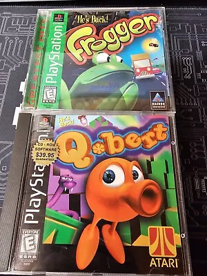 Playstation 1 Lot PS1 Sony Frogger Qbert Arcade See Photos • $14.99