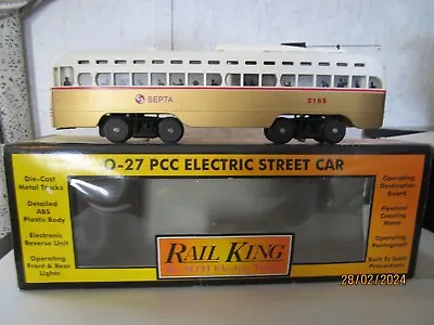 MTH Rail King O Gauge RK-1503 Phila Septa PCC Electric Street Car Mint OB. • $100