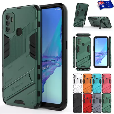 For OPPO A32 A57 Reno Find Heavy Duty Armor Protective Rugged Back Case Cover • $11.59