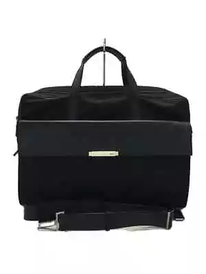 GUCCI Briefcase Black Plain 015・3711 Used • $343.99