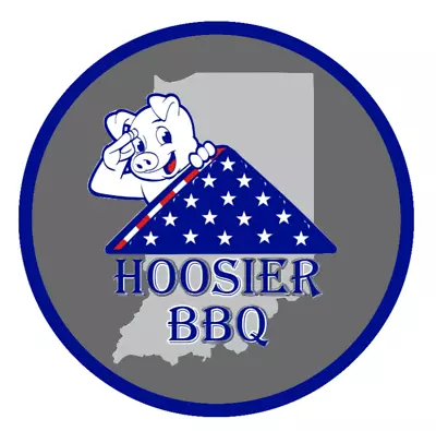 BBQ - Hoosier BBQ  - 4  Car Vinyl Decal/Sticker Trailer Tumbler Window Bottle • $4.49