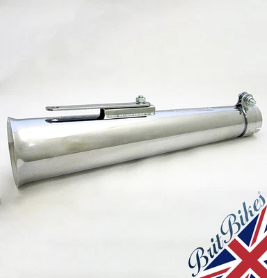 £55.99 • Buy Universal 15-3/4  Megaphone Motorbike Exhaust Silencer (non Baffle) Custom