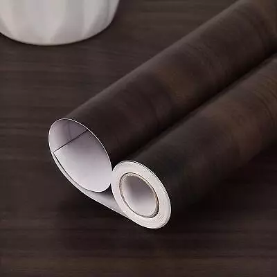 Walnut Wood Grain Contact Paper Vinyl Adhesive Peel Stick Wallpaper Removable • $11.71