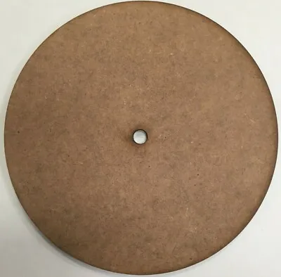 Clock Face MDF Round Craft Blanks 10mm Centre Hole 3mm Or 6mm Thick • £1.02