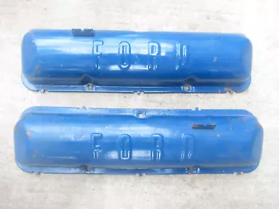 FORD Early  1960s Pair Of Oem Valve Covers 360 390 352 Tru 428 FE 72 TRUCK F100 • $149