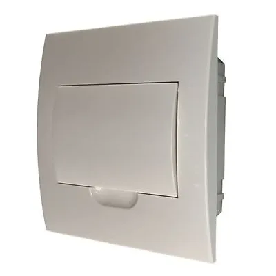 $18 • Buy 8 Way / 8 Pole - WHITE - Flush Switchboard