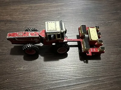 Vintage Heavy Metal Large ERTL INTERNATIONAL Tractor & 4 Row Corn Planter • $19.99