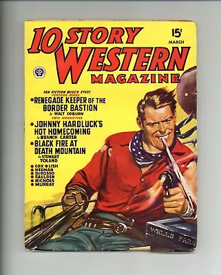 10 Story Western Magazine Pulp Mar 1948 Vol. 35 #4 FN • $10.50