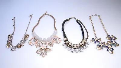 4 J Crew Loft Stella & Dot Special Occasion Statement Necklaces Lot • $69.99