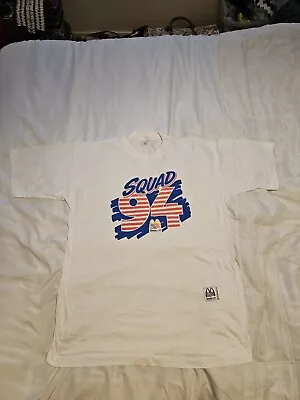 Vintage World Cup 1994 Squad 94 McDonalds USA T Shirt Football XXl  • £18.99