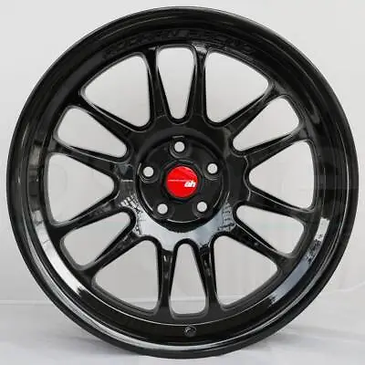 4-New 18  Aodhan AH07 AH7 Wheels 18x8.5/18x9.5 5x114.3 35/30 Gloss Black Stagger • $809.10