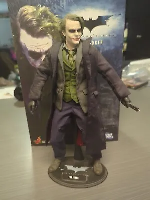 Hot Toys MMS 68 Batman Dark Knight  Joker 12 Inch Figure USED Loose Knee Joints  • $275