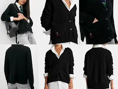 Polo Ralph Lauren Cardigan Knitted Pullover Cardigan Jacket Sweater Pullover XL • $196.92