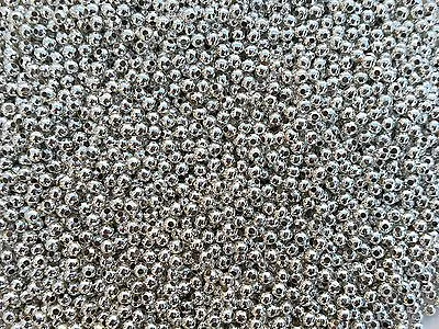 🎀 SALE 🎀 Silver Round Spacer Beads 2mm 3mm 4mm 5mm 6mm For Jewellery Making • £1.89