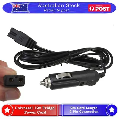 12V Fridge Power Cable 2m Cigarette Plug Lead Cord Adaptor Car Cooler Warmer • $12.95