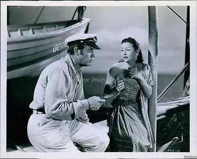 1953 Fred Macmurray & Vera Ralston Star In Fair Wind To Java Movie Photo 8X10 • $17.99