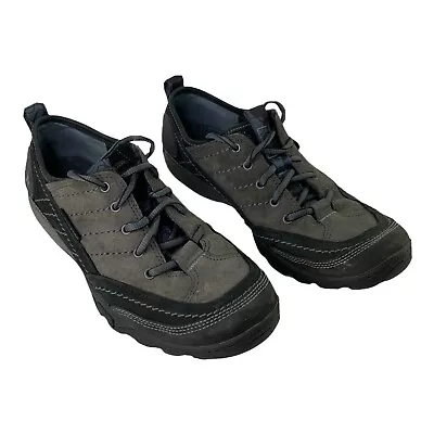 Women's Merrell Mimosa Hiking Shoes Sneakers Size 7.5 Black Gray Suede Outdoor • $22.49