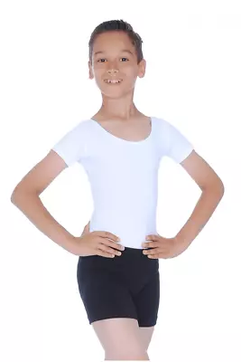 £13.95 • Buy ROCH VALLEY Boys Men Leotard Short Sleeve Cotton/Lycra Dance Ballet White (Adam)