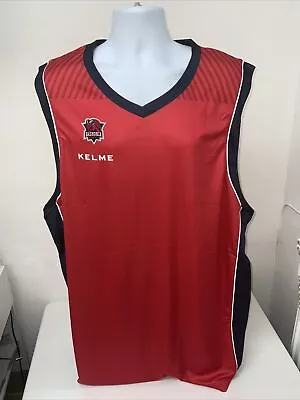 £10 • Buy Baskonia Basketball Jersey Kelme XXL 2XL New With Tags