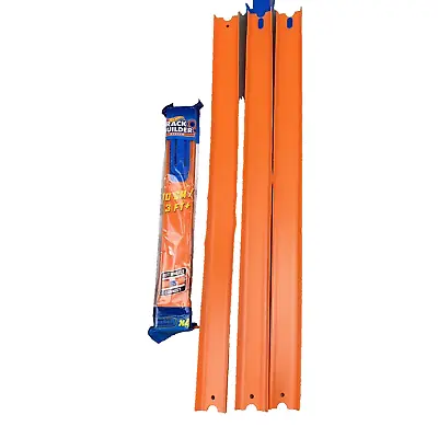 Hot Wheels Matchbox Race Track Builder Pieces + 3 24  Orange Track • $12.87