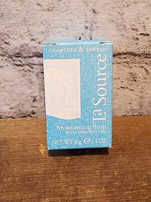 Crabtree & Evelyn La Source Shea Butter Moisturising Soap Bar Travel Size 1.4oz • £11.56