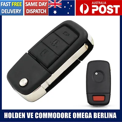 3B HOLDEN VE COMMODORE Remote Flip Key Shell Omega Berlina Calais SS SV6 HSV GTS • $17.39