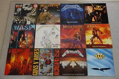 Heavy Metal Vinyl Collection Metallica Guns N Roses Megadeth WASP • £55