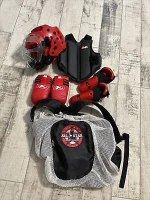 ATA Taekwondo Protective Gear Martial Arts Child Small Foot Pads Gloves Helmet + • $79.99