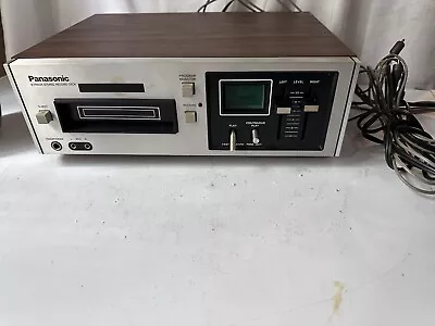 Panasonic RS-805US 8-Track Tape Recorder/Player Works Great Original Box • $90