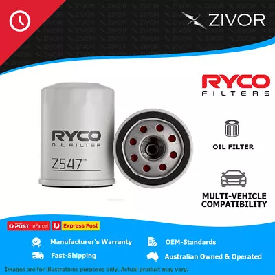 New RYCO Lubrication System Oil Filter Spin On For PROTON WIRA 1.6L 4G92 Z547 • $35.76