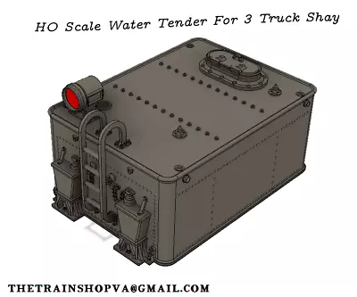 Replacement Water Tender For A MDC Roundhouse Three Truck Shay • $48.06