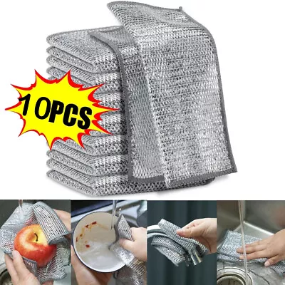  Multipurpose Wire Miracle Cleaning Cloths ~US • $8.99