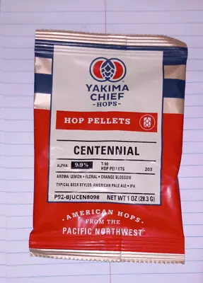 YAKIMA CHIEF - 1oz - Total Centennial Hop Pellets - Expired Lot Of 50 - 1oz Bags • $12.50